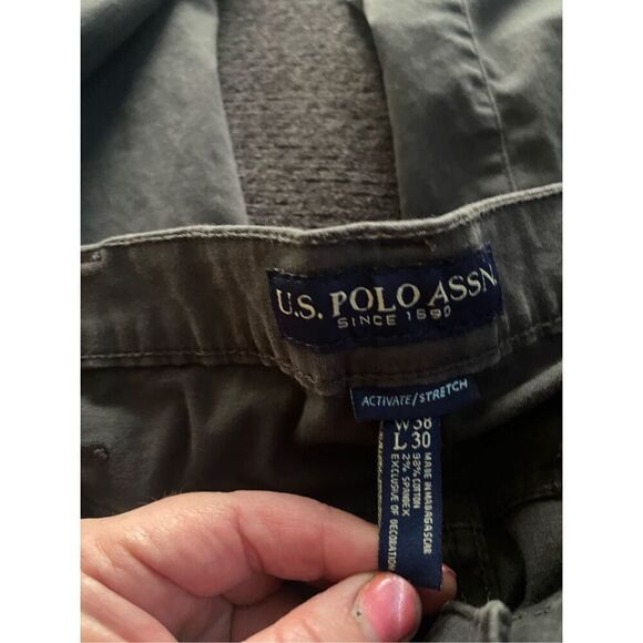 U.S. Polo ASSN Activate Stretch Men's Gray Slim Straight Fit Jeans Size 38 - Picture 11 of 14